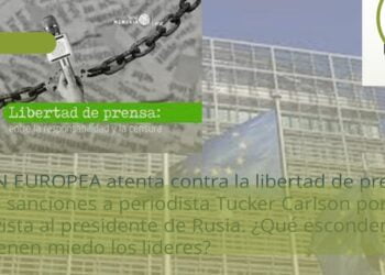 Atentado a la libertad de prensa; Unión Europea estima sanciones al periodista que entrevistó al presidente Vladimir Putin