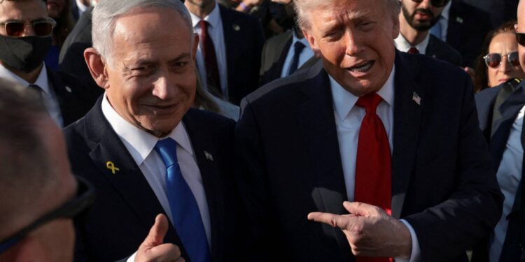 Donald Trump, un «coloso» de la paz