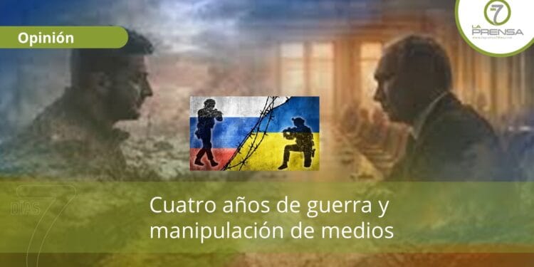 Cuatro años de guerra y manipulación de medios