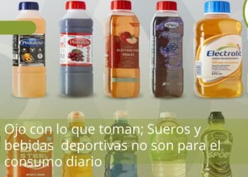 Sueros y bebidas deportivas no son para el consumo diario