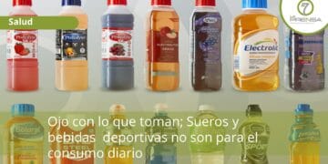 Sueros y bebidas deportivas no son para el consumo diario