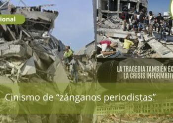 Cinismo de «zánganos periodistas»